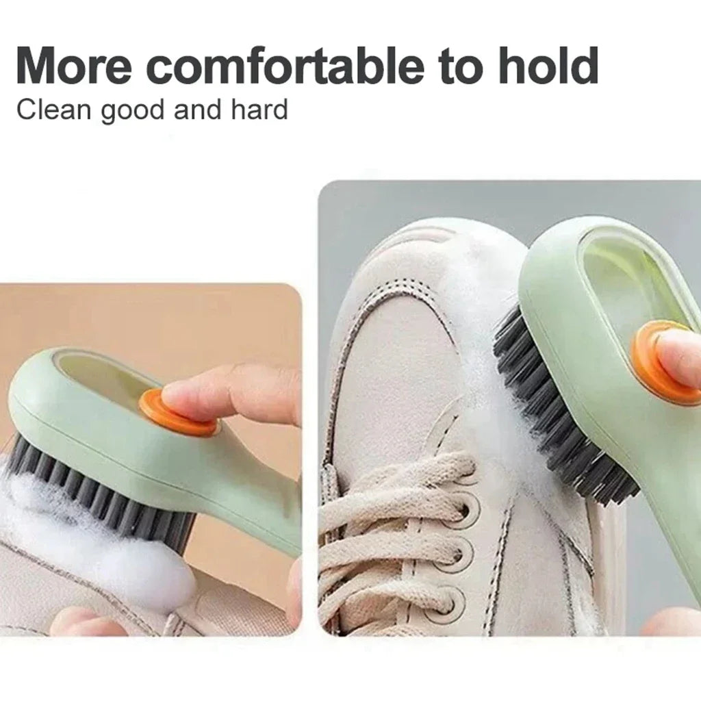 Shoe Cleaning Brush with Soap Dispenser
