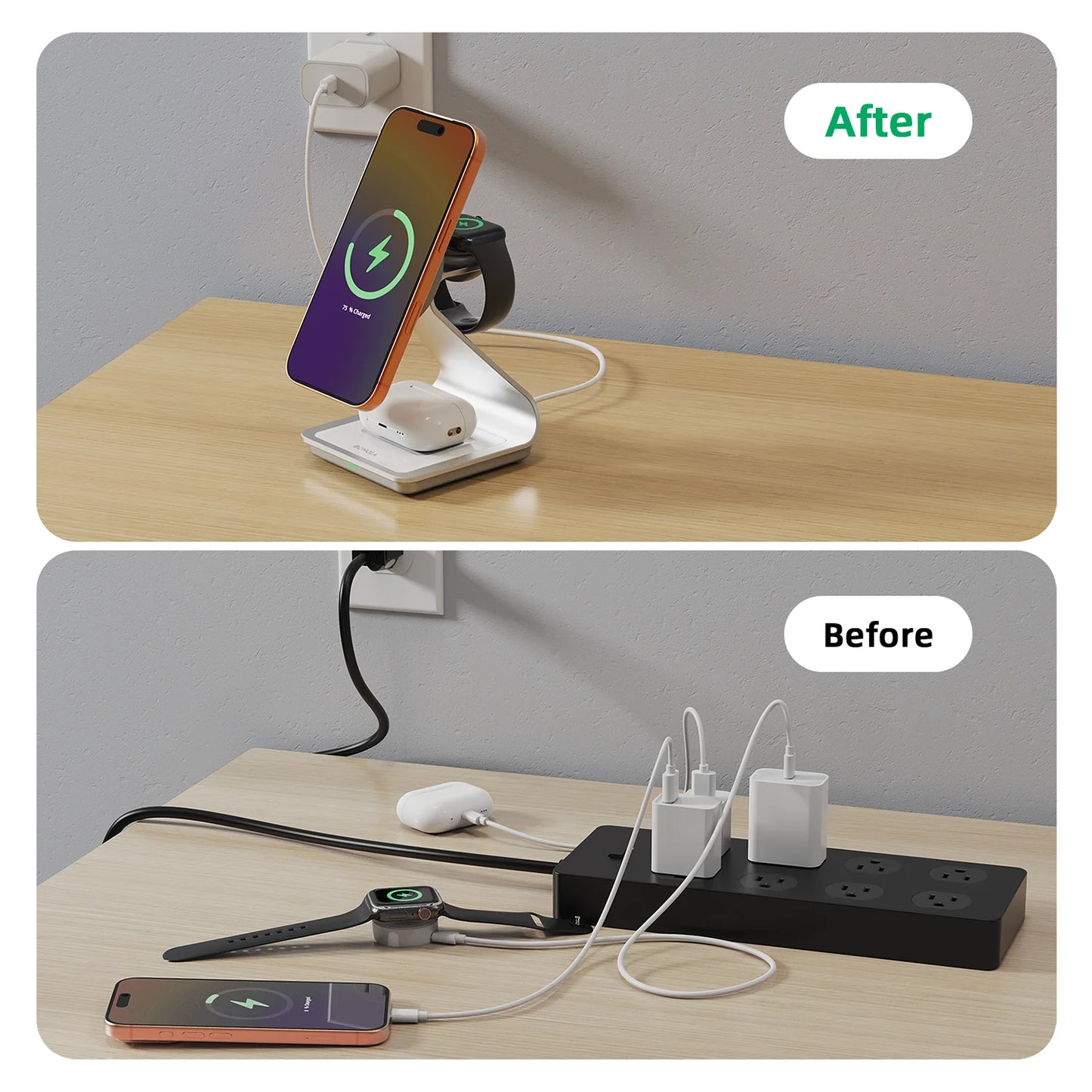 3 in 1 Magnetic Charging Station
