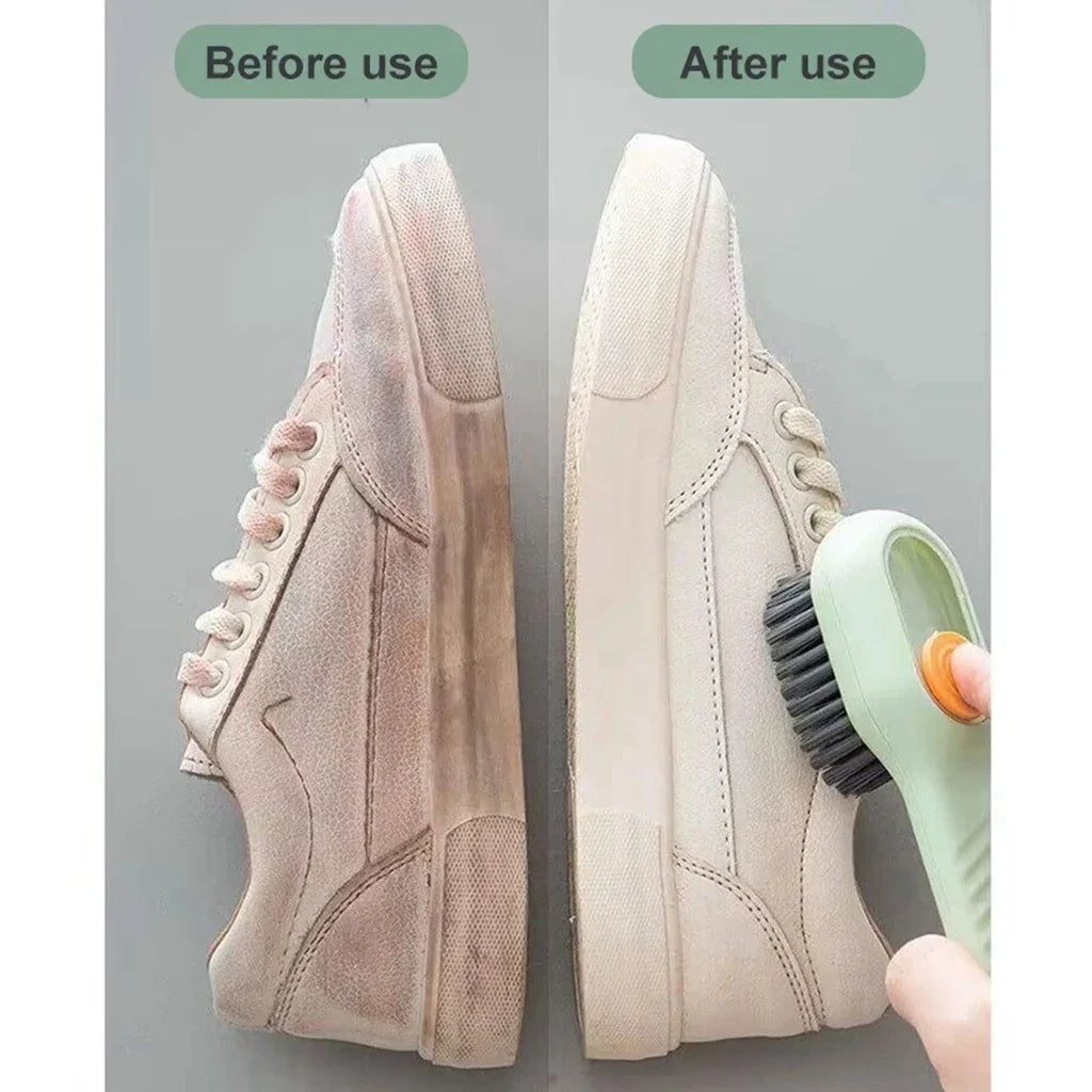 Shoe Cleaning Brush with Soap Dispenser