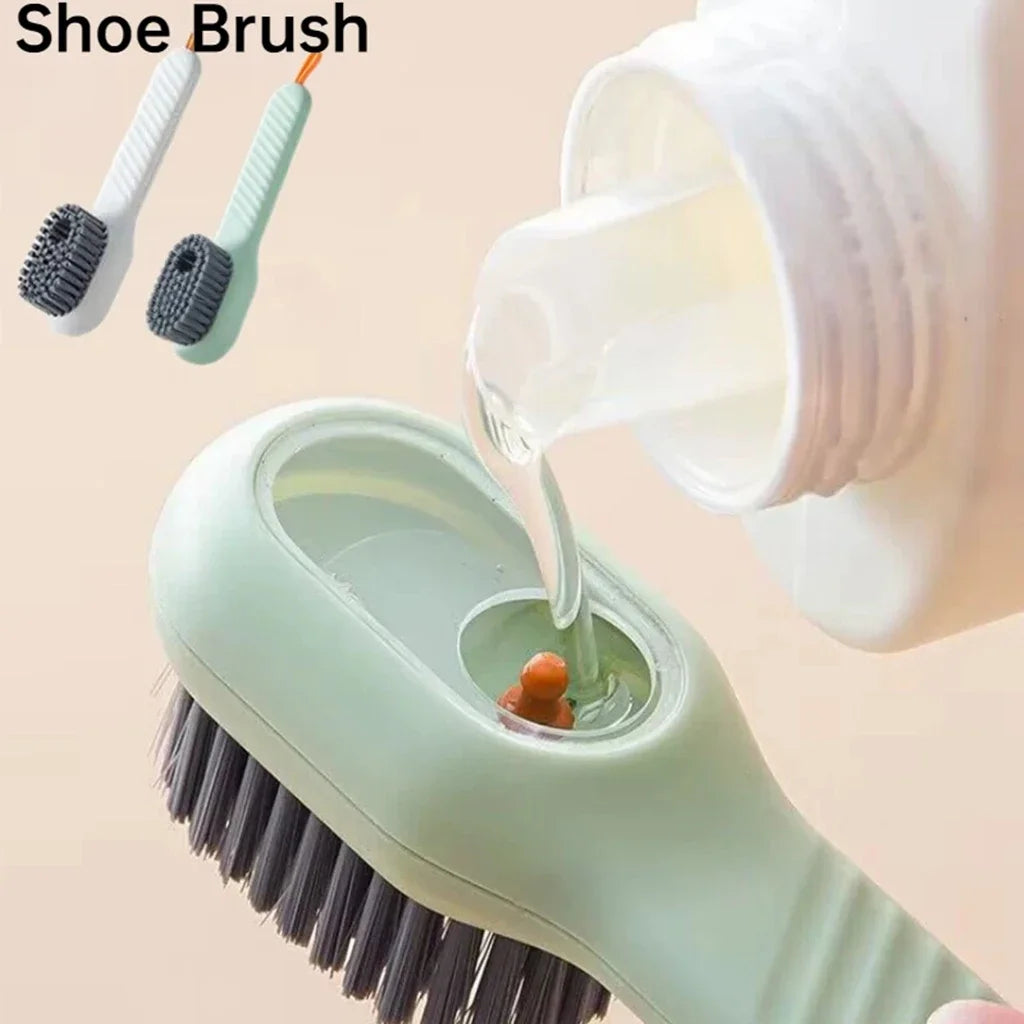 Shoe Cleaning Brush with Soap Dispenser
